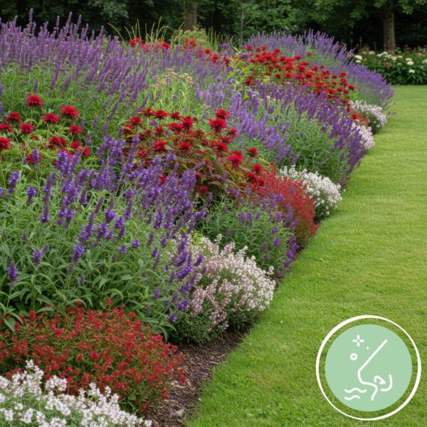 thumbnail_6000-276.jpg Borderpakket - Geurend - 24 Vaste planten - 3 m2 - Diversen kleuren - Weinig Onderhoud