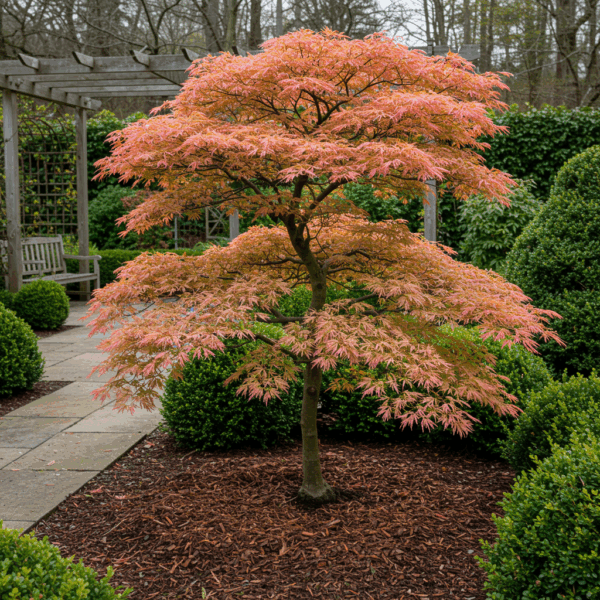Japanse Esdoorn - Acer palmatum Iyoshi - Roze - 2 Planten - Bladverliezend