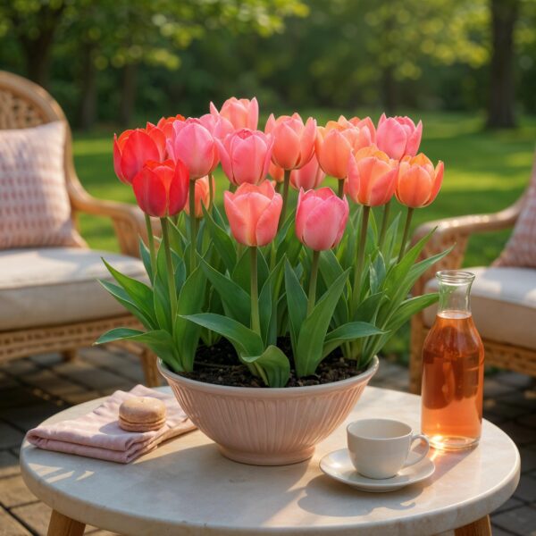 Bloembollen - Tulp Pink en Red - Roze en Rood - 40 stuks - Bolmaat 10/12