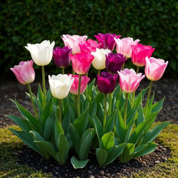 Bloembollen - Tulp Pastel mix - Diversen Kleuren - 12 stuks - Bolmaat 11/12