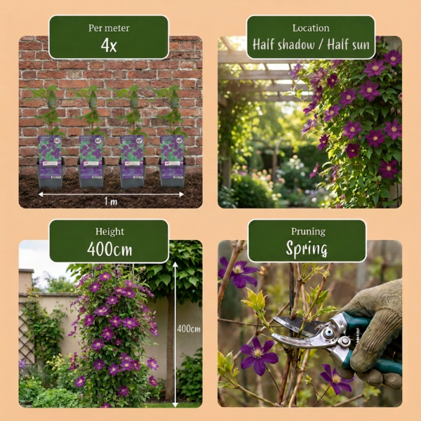 thumbnail_6000-103.png Clematis Viticella Polish Spirit - Bosrank - Paars - Klimplant
