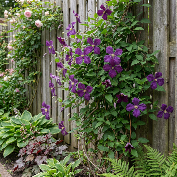 thumbnail_6000-171.png Clematis Viticella Polish Spirit - Bosrank - Paars - Klimplant | 6 stuks